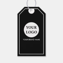 Etiqueta Colgante de Producto Empresarial con Logo