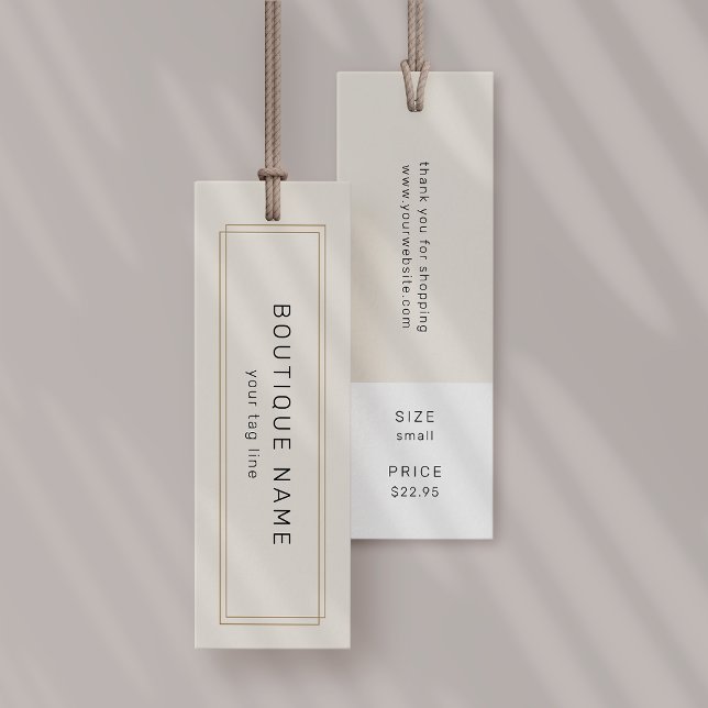 Etiqueta Colgante de Ropa Avery Chic Gold (AVERY Chic Gold Hang Tags Clothing Label Price Tag)