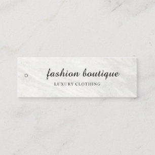 Etiqueta Colgante de Ropa con Logo de Negocio Mini