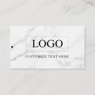 Etiqueta Colgante de Ropa con Logotipo de Negocio