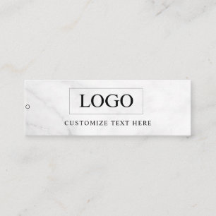 Etiqueta Colgante de Ropa con Logotipo de Negocio