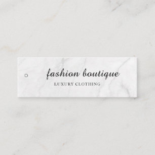Etiqueta Colgante de Ropa con Logotipo de Negocio