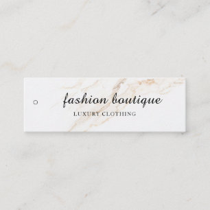Etiqueta Colgante de Ropa con Logotipo de Negocio