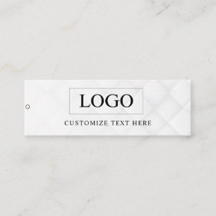 Etiqueta Colgante de Ropa con Logotipo de Negocio