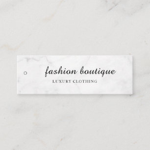Etiqueta Colgante de Ropa con Logotipo de Negocio