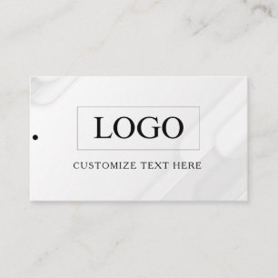 Etiqueta Colgante de Ropa con Logotipo de Negocio