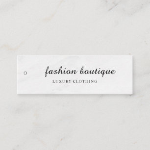 Etiqueta Colgante de Ropa con Logotipo de Negocio