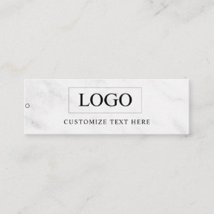 Etiqueta Colgante de Ropa con Logotipo de Negocio