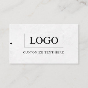 Etiqueta Colgante de Ropa con Logotipo de Negocio 