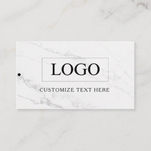 Etiqueta Colgante de Ropa con Logotipo Empresarial