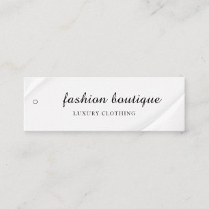 Etiqueta Colgante de Ropa con Logotipo Empresarial