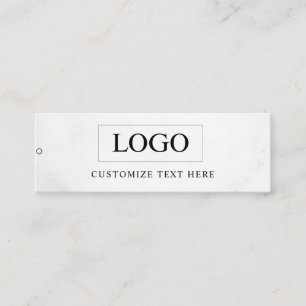 Etiqueta Colgante de Ropa con Logotipo Empresarial