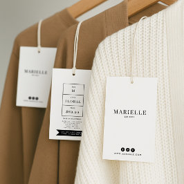 Etiqueta Colgante de Ropa Moderna, Etiqueta Colgan