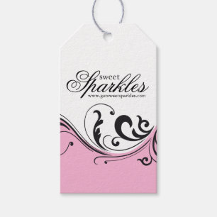 Etiqueta colgante elegante del regalo
