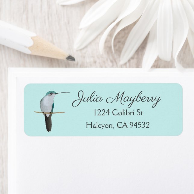 Etiqueta Colibrí (In situ)