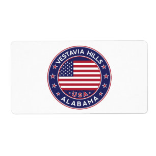 Etiqueta Colinas Vestavia, Alabama