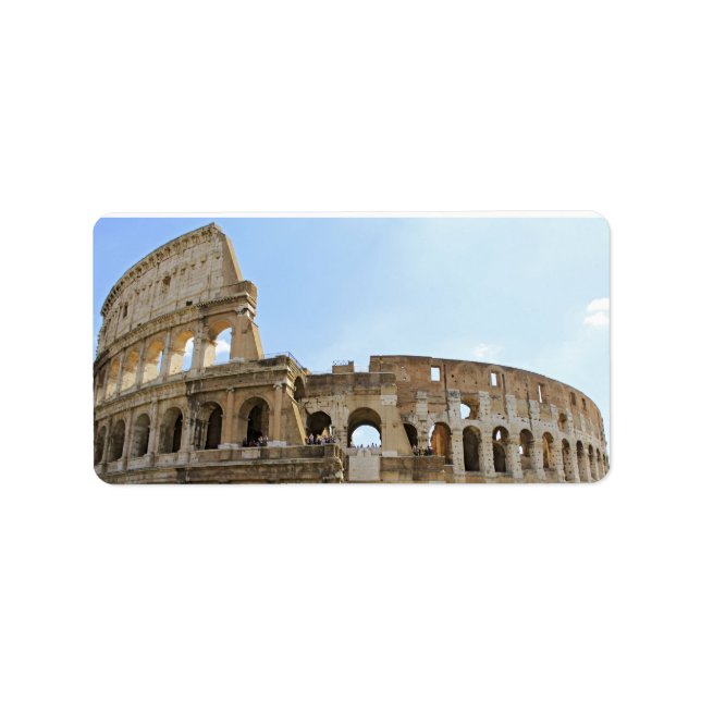 Etiqueta Coliseo (Frente)