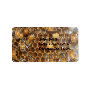 Etiqueta Colmena de la abeja