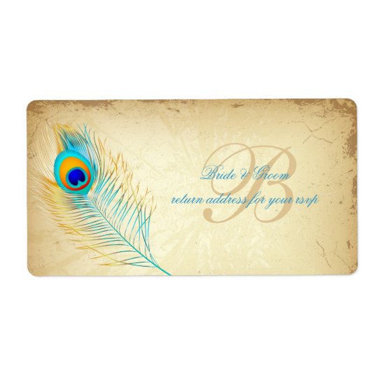Etiqueta Color de fondo de PixDezines peacock/DIY