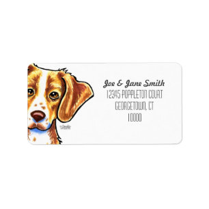 Etiqueta Color del personalizado del perro de aguas de