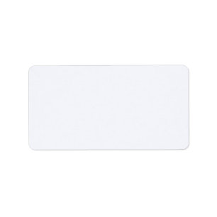 Etiqueta Color sólido blanco