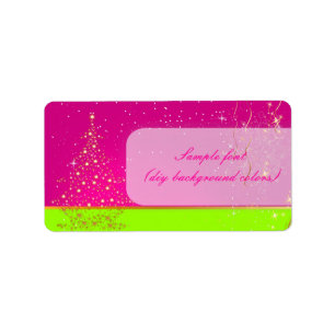 Etiqueta Colores PixDezines Northstar Christmas Tree/DIY