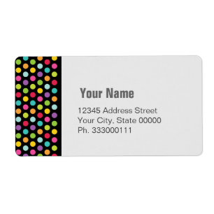 Etiqueta ColorPolkadot
