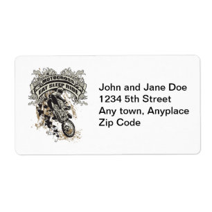 Etiqueta Coma, duerme, corre Motocross