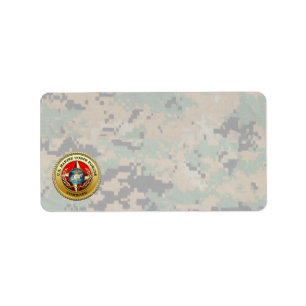 Etiqueta Comando de las Fuerzas del Cuerpo de Marines de lo