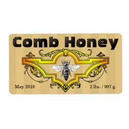 Etiqueta Comb Honey Strpes