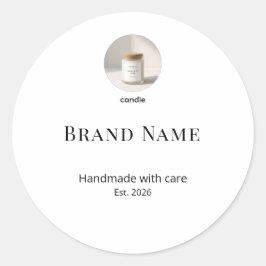 Etiqueta comercial personalizada minimalista | Sti