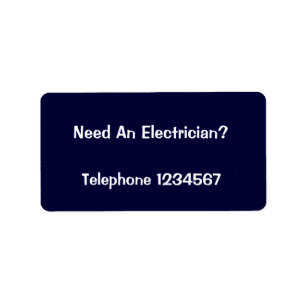 ETIQUETA COMERCIO. ELÉCTRICO.