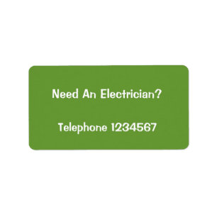 ETIQUETA COMERCIO. ELÉCTRICO.