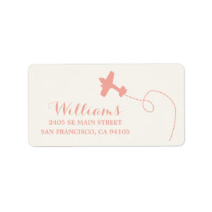 Etiqueta Comienza la aventura Boda de destino - Rosa