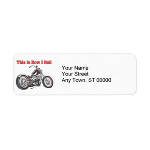 Etiqueta Cómo Rueda (Motocicleta)