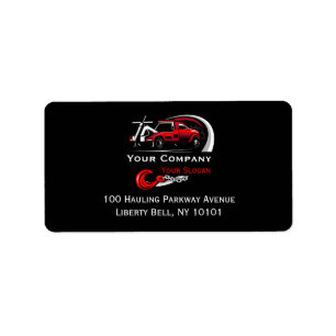 Etiqueta Compañía de Oleado Profesional, Hauling Service