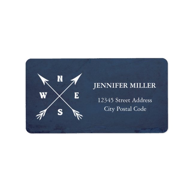 Etiqueta Compass arrows (Frente)