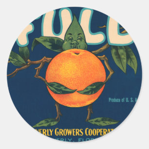 Etiqueta completa - Naranja