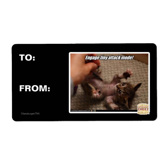 Etiqueta ¡Comprometer el modo de ataque pequeño! (Frente)