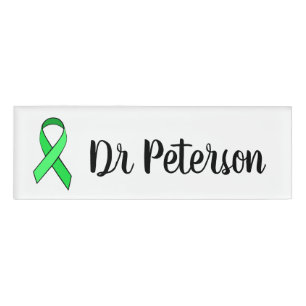 Etiqueta con nombre de médico personalizado LLMD