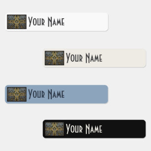 Etiqueta con nombre personalizado impermeable de l
