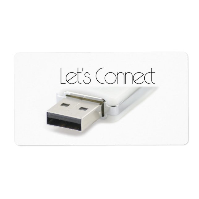 Etiqueta Conectemos USB (Frente)