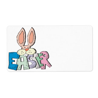 Etiqueta Conejo de Pascua