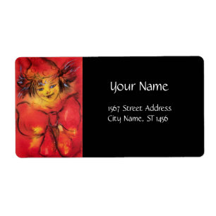 ETIQUETA CONEXIÓN CON RIBBÓN ROJO