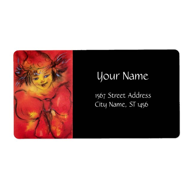 ETIQUETA CONEXIÓN CON RIBBÓN ROJO (Frente)