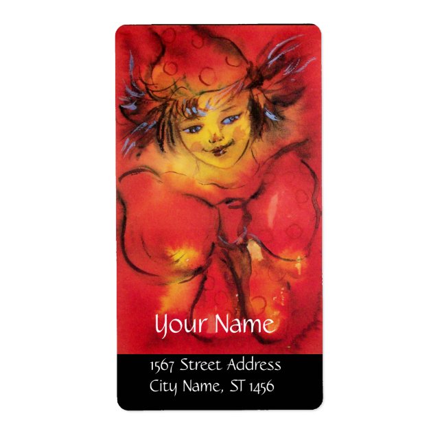 ETIQUETA CONEXIÓN CON RIBBÓN ROJO (Frente)