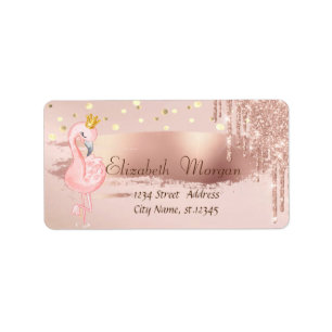 Etiqueta Confetti, Rosa de oro lanza corona flamenca