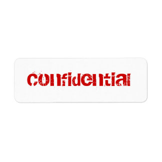Etiqueta confidencial