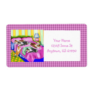 Etiqueta Confort rosa Sheltie