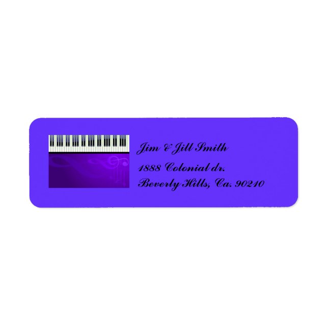 Etiqueta Conjunto de correlación de teclado (Frente)